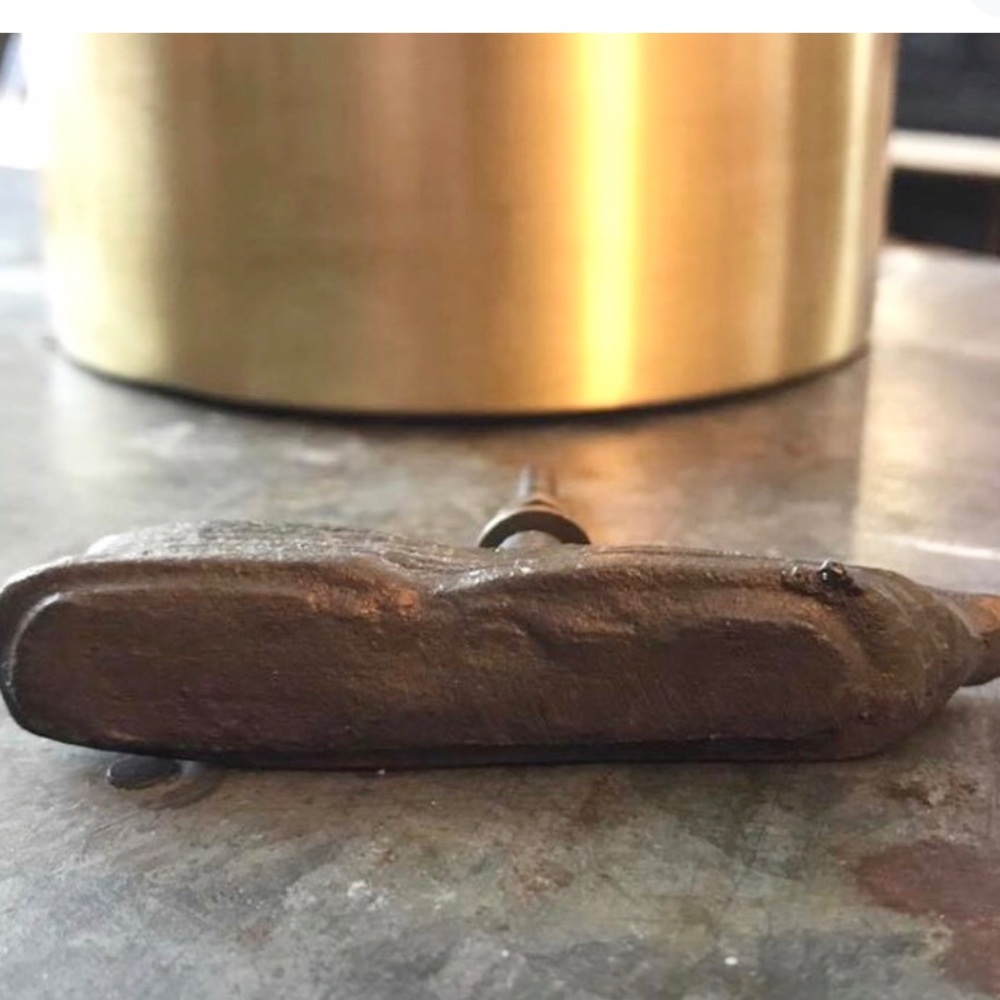 Single Aged Brass Anthropologie Pull